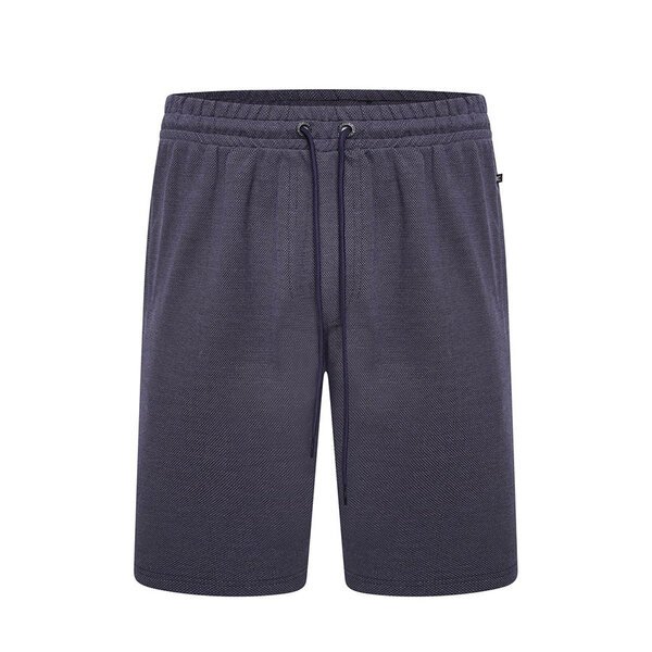 KAM - Textured Lounge Shorts Indigo-shop-by-brands-Beggs Big Mens Clothing - Big Men's fashionable clothing and shoes