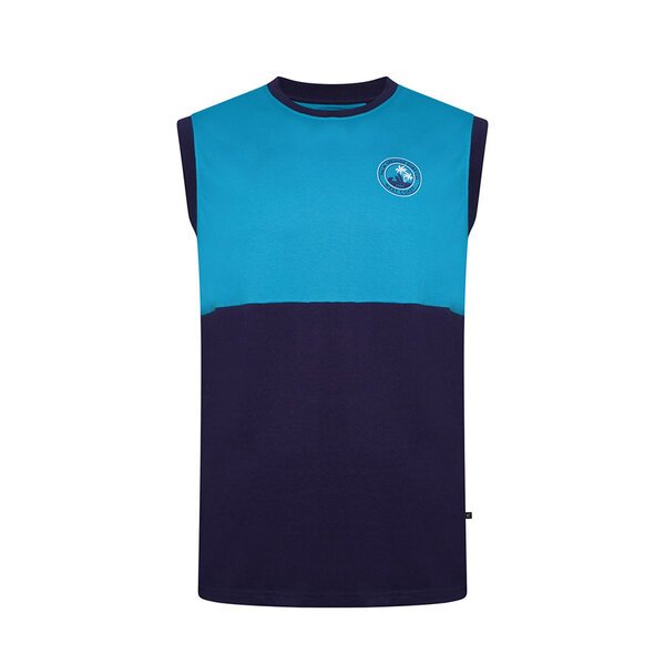 KAM - Palm Springs Sleeveless Tee Teal-shop-by-brands-Beggs Big Mens Clothing - Big Men's fashionable clothing and shoes