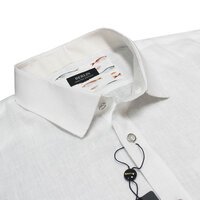 BERLIN - White Irish Linen SS Shirt