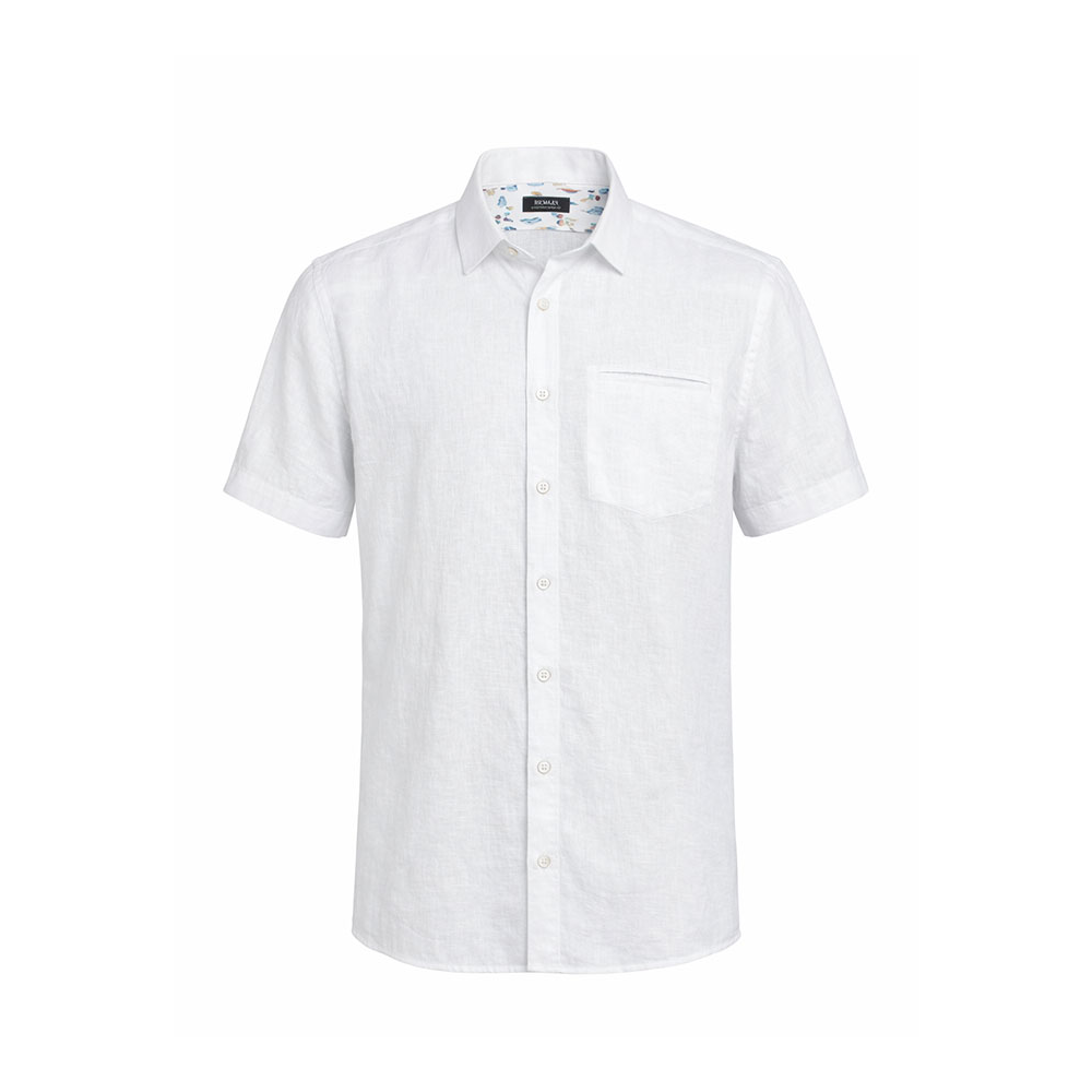BERLIN - White Irish Linen SS Shirt