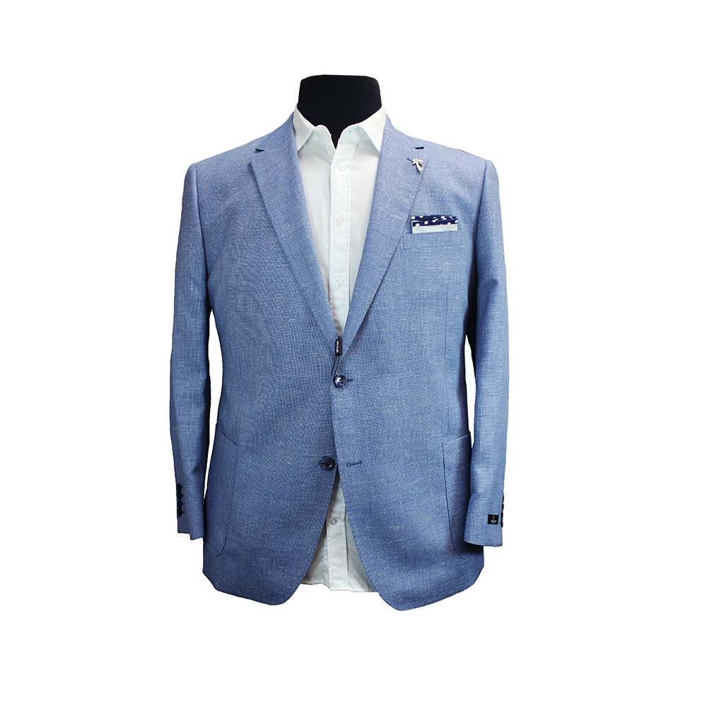 Savile Row - Textured Sky Blue Sports Coat