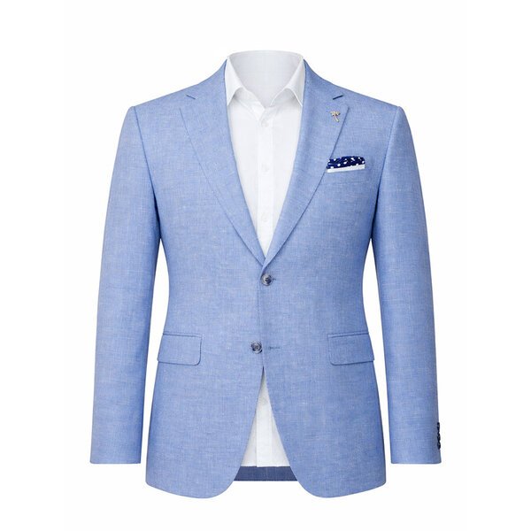 Savile Row - Textured Sky Blue Sports Coat-shop-by-brands-Beggs Big Mens Clothing - Big Men's fashionable clothing and shoes