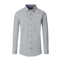 Casa Moda Diamond Pattern LS Shirt Petrol
