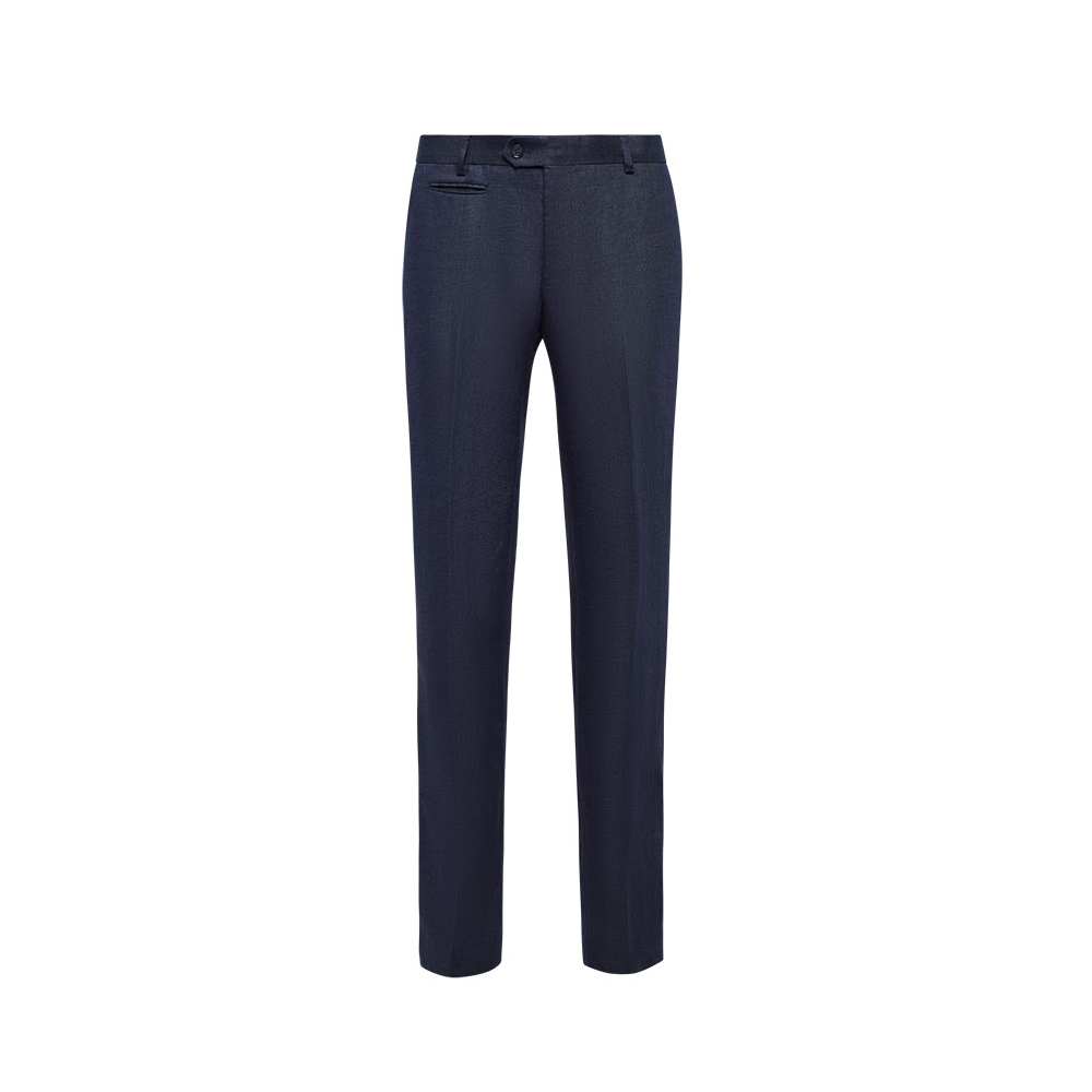 Savile Row - Linen Suit Trousers Navy