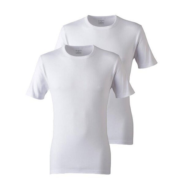 Jockey 2 pack white crew neck tee-shop-by-brands-Beggs Big Mens Clothing - Big Men's fashionable clothing and shoes