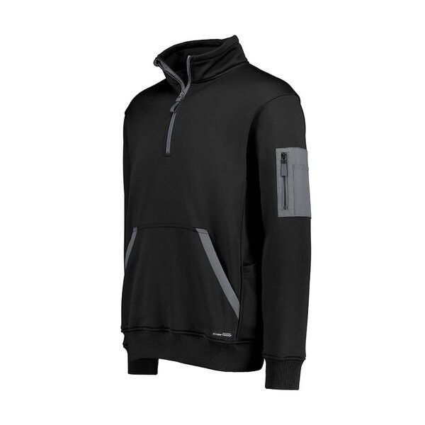 RUGGED CASUAL - Soft Shell Quarter Zip Pullover-shop-by-brands-Beggs Big Mens Clothing - Big Men's fashionable clothing and shoes