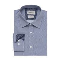 BROOKSFIELD - Stretch Performance Business Shirt Blue