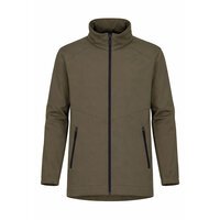 Mt Ruapehu Soft Shell Jacket With Hood Olive