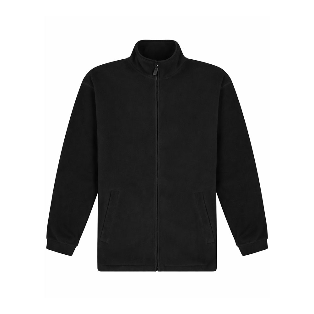 Full Zip Microfleece Jacket Black and Navy