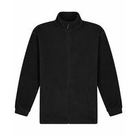 Full Zip Microfleece Jacket Black and Navy