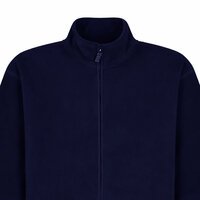 Full Zip Microfleece Jacket Black and Navy