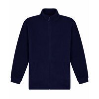 Full Zip Microfleece Jacket Black and Navy