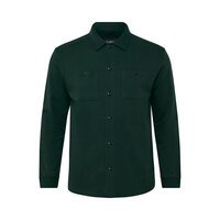 NORTH LATITUDE - Cotton Over Shirt Twin Pocket Bottle Green