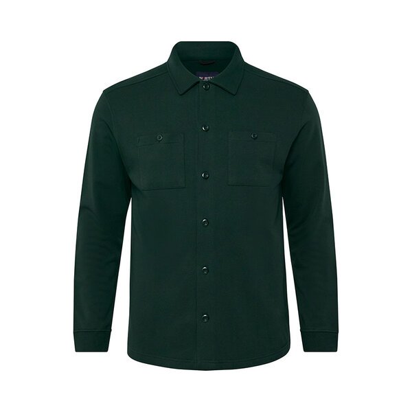 NORTH LATITUDE - Cotton Over Shirt Twin Pocket Bottle Green-shop-by-brands-Beggs Big Mens Clothing - Big Men's fashionable clothing and shoes