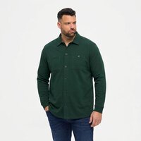 NORTH LATITUDE - Cotton Over Shirt Twin Pocket Bottle Green