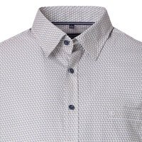 Casa Moda Abstract Pattern LS Shirt Blue