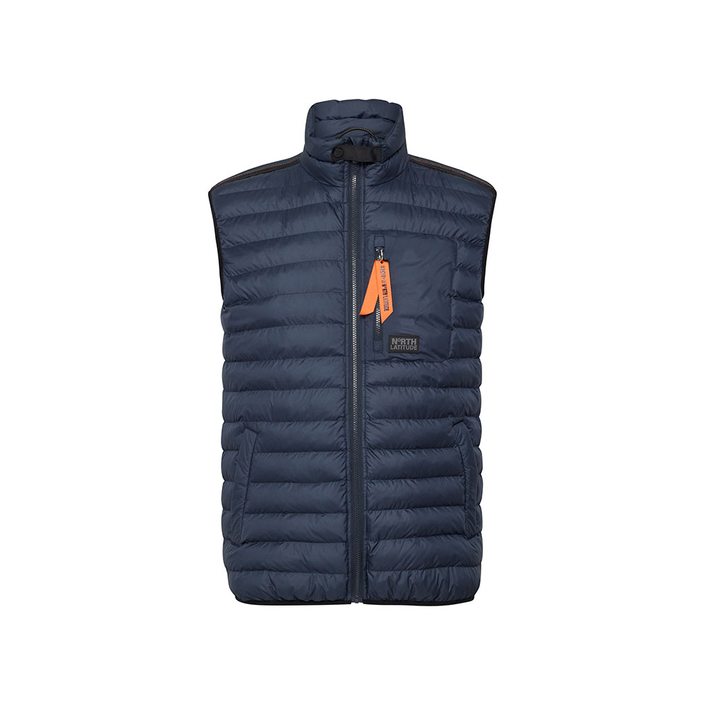 NORTH LATITUDE - Puffer Vest Twin Pockets Navy