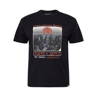 NORTH LATITUDE - Tokyo Large Print Tee Black
