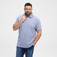 NORTH LATITUDE - Pique Polo Contrast Striped Collar