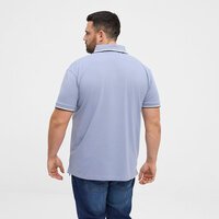 NORTH LATITUDE - Pique Polo Contrast Striped Collar