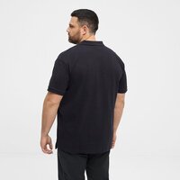 NORTH LATITUDE - Structured Textured Polo Black