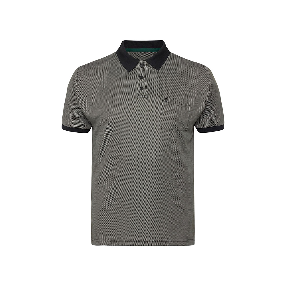 NORTH LATITUDE - Cool Effect Contrast Collar Polo