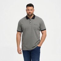 NORTH LATITUDE - Cool Effect Contrast Collar Polo