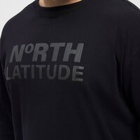 NORTH LATITUDE - Crew Neck Logo Sweater Black