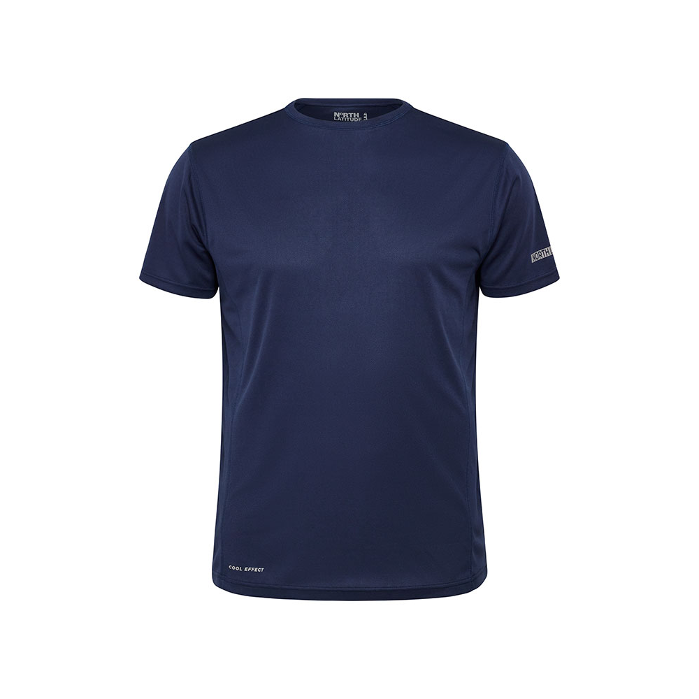 NORTH LATITUDE - Cool Effect T Shirt Navy