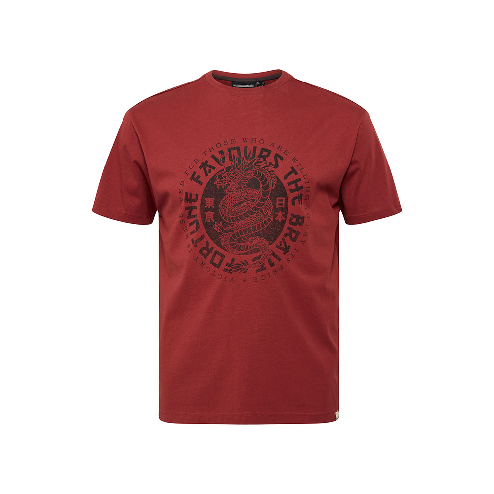 NORTH LATITUDE - Dragon Print Tee Red