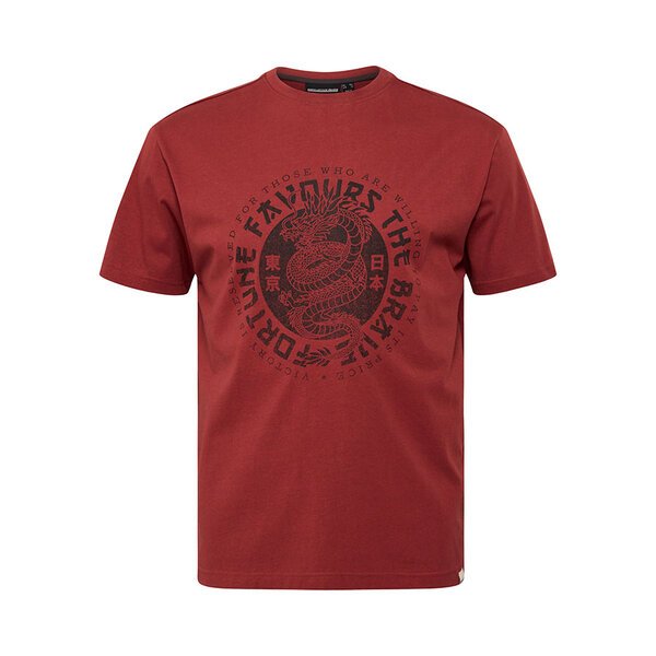 NORTH LATITUDE - Dragon Print Tee Red-shop-by-brands-Beggs Big Mens Clothing - Big Men's fashionable clothing and shoes