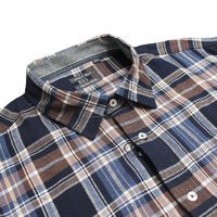 BACK BAY - Brushed Cotton Check Shirt LS Denim