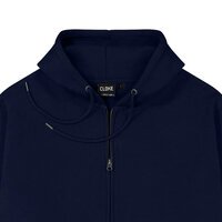 Rugged Casual Cotton Mix Hoodie Navy