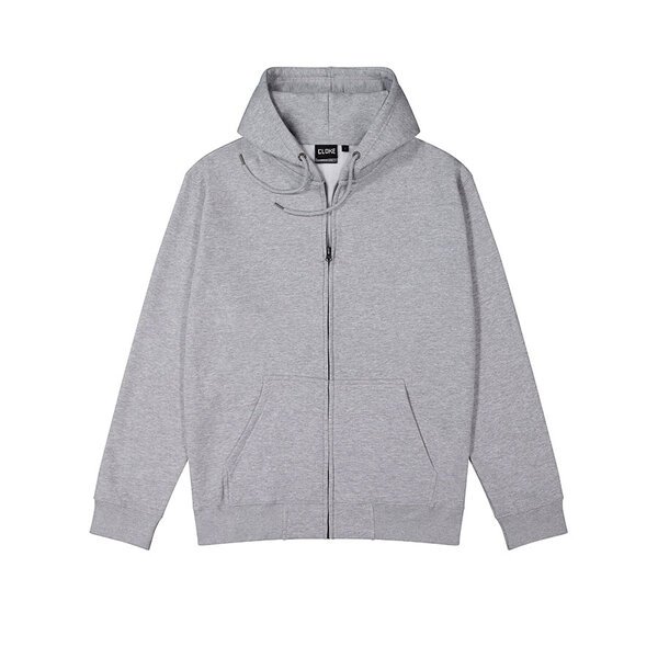 Rugged Casual Cotton Mix Hoodie Grey Marl-shop-by-brands-Beggs Big Mens Clothing - Big Men's fashionable clothing and shoes