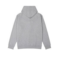 Rugged Casual Cotton Mix Hoodie Grey Marl