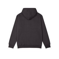Rugged Casual Cotton Mix Hoodie Charcoal