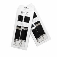 PARISIAN - Plain Braces with Karabiner Clip Navy