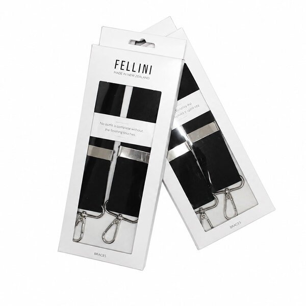 PARISIAN - Plain Braces with Karabiner Clip Navy-shop-by-brands-Beggs Big Mens Clothing - Big Men's fashionable clothing and shoes
