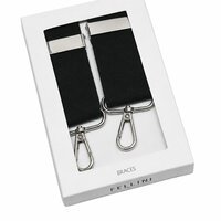 PARISIAN - Plain Braces with Karabiner Clip Navy