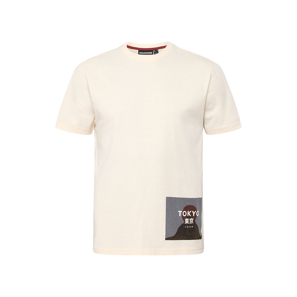 NORTH LATITUDE - Tokyo Patch Tee Off White