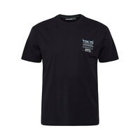 NORTH LATITUDE - Small Print Tokyo Osaka Tee Black