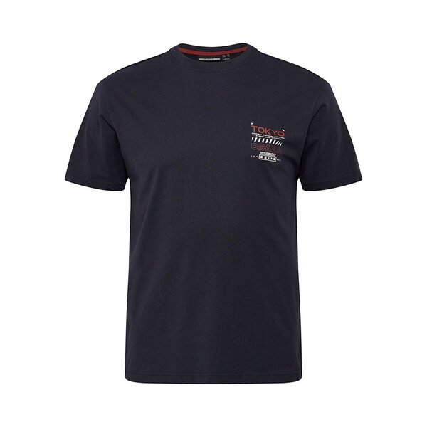 NORTH LATITUDE - Small Print Tokyo Osaka Tee Night Sky-shop-by-brands-Beggs Big Mens Clothing - Big Men's fashionable clothing and shoes