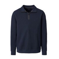 CASA MODA Half Zip Sweat shirt Navy