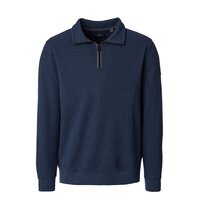 CASA MODA Half Zip Sweat shirt Denim