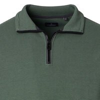 CASA MODA Half Zip Sweat shirt Dark Forrest
