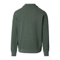 CASA MODA Half Zip Sweat shirt Dark Forrest