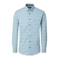CASA MODA Small Circle Patter LS Shirt Green