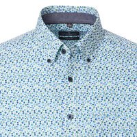 CASA MODA Small Circle Patter LS Shirt Green