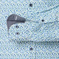 CASA MODA Small Circle Patter LS Shirt Green