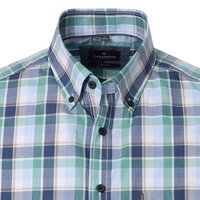 CASA MODA Big Check LS Shirt Green